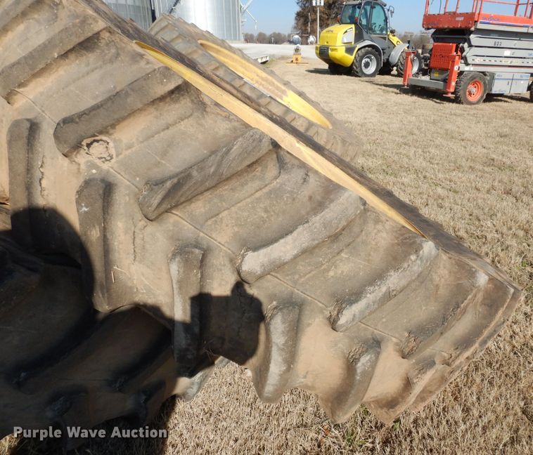 image for item DR8046 (4) Firestone 480/80R50 tires and wheels