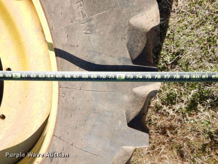 image for item DR8046 (4) Firestone 480/80R50 tires and wheels