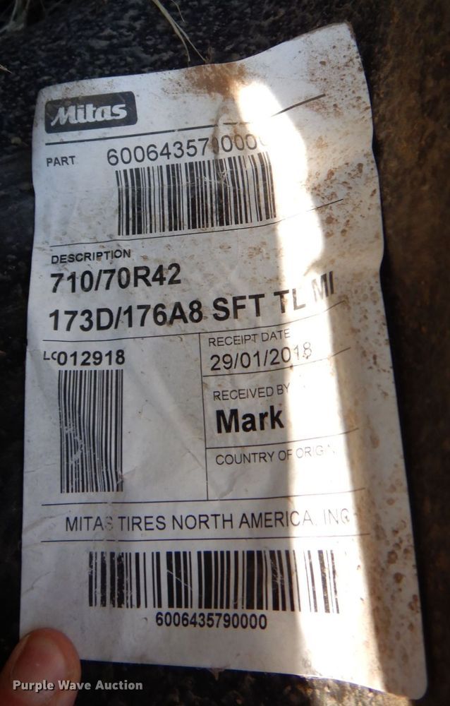 image for item DR8047 Mitas SFT  710/70R42 tire