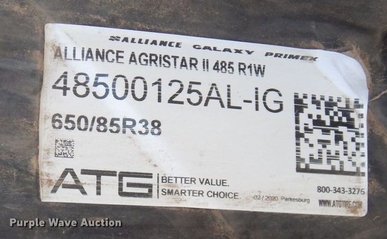 image for item DR8051 Alliance Agri Star II  650/85R38 tire