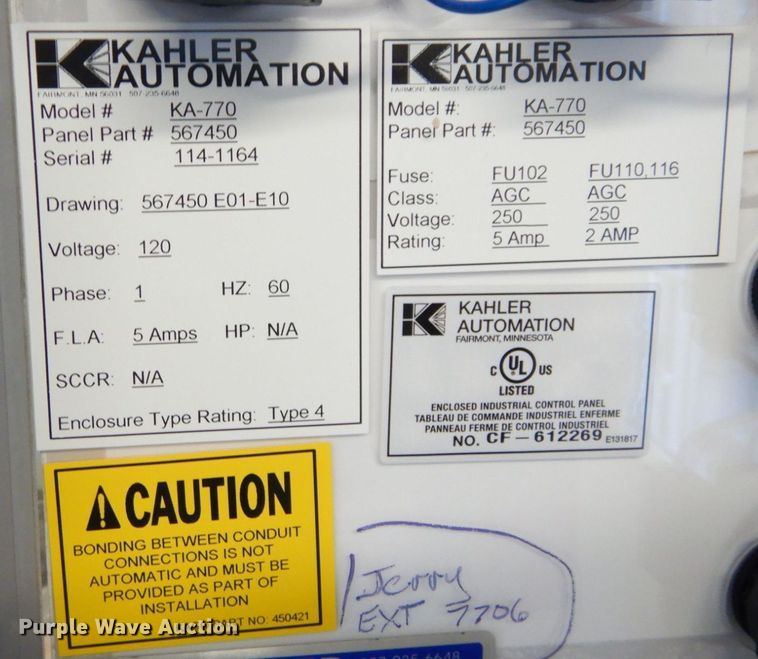 image for item DR8063 2014 AGI Ezee-Dry  grain bin drying system