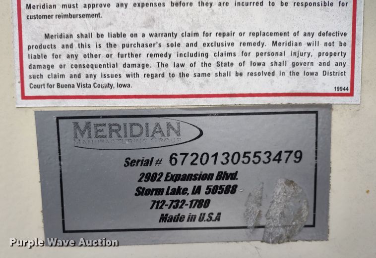 image for item DR8071 Meridian 240RT  seed tender trailer