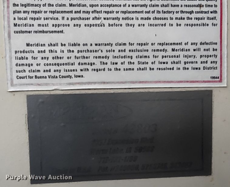 image for item DR8072 Meridian 375RT  seed tender trailer