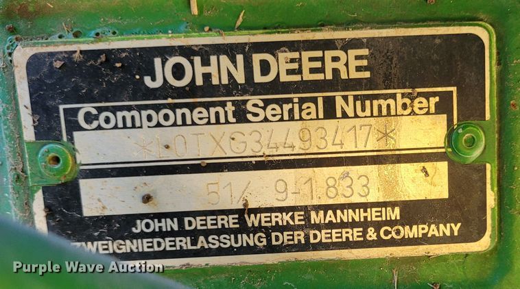 image for item FC9205 John Deere 6430 Premium  MFWD tractor