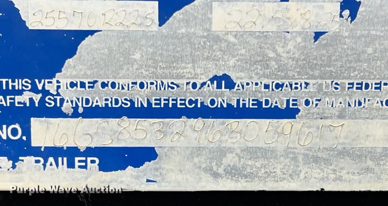 image for item GP9598 2006 Gooseneck  livestock trailer