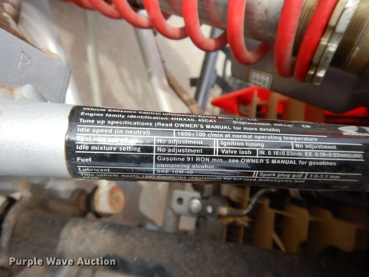 image for item HG9259 2004 Honda TRX450R Sportrax  ATV