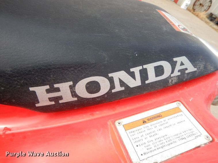 image for item HG9259 2004 Honda TRX450R Sportrax  ATV