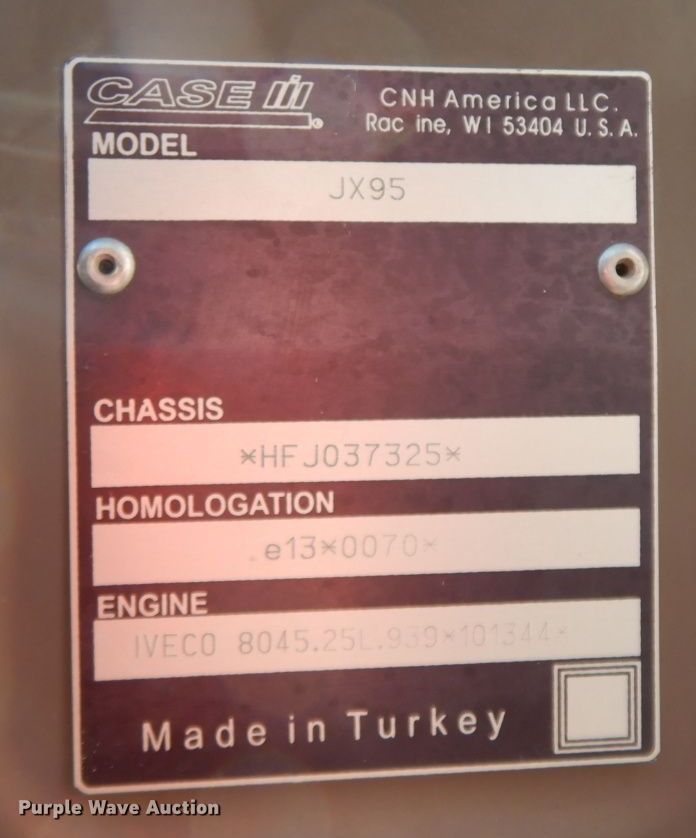 image for item HG9320 2006 Case IH JX95  MFWD tractor