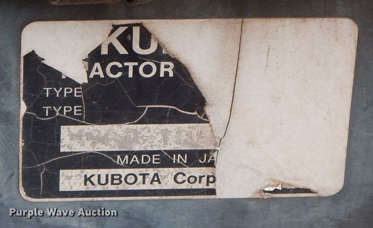 image for item HG9349 Kubota M9000  tractor