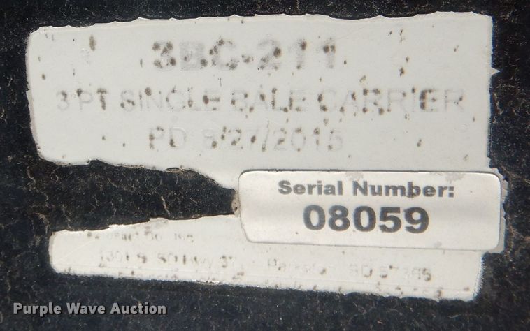 image for item HQ9535 MDS  bale carrier