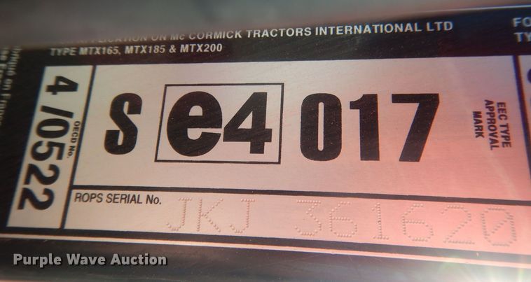 image for item HQ9537 2004 McCormick MTX120  MFWD tractor