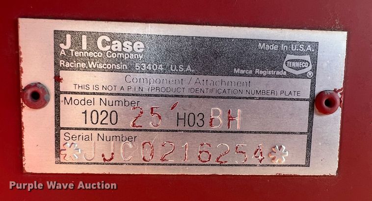 image for item ID9250 1995 Case IH 1020  flex head