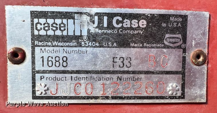 image for item ID9253 1994 Case IH 1688  RWA combine