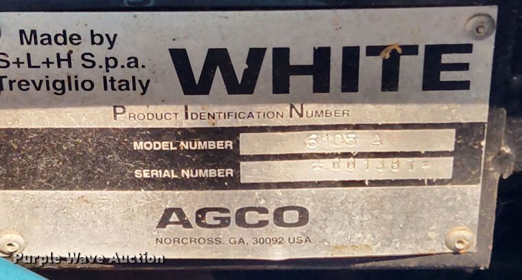 image for item JB9759 1995 White 6105  MFWD tractor