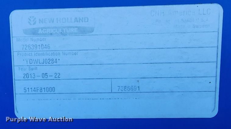 image for item JC9947 2014 New Holland T6.165  MFWD tractor