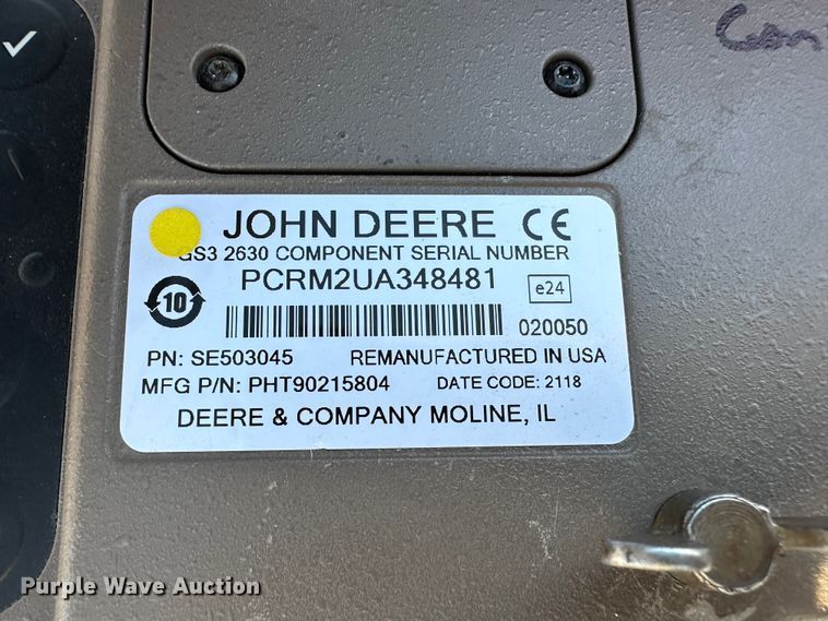 image for item JD9794 John Deere  Greenstar 3 2630 GPS monitor