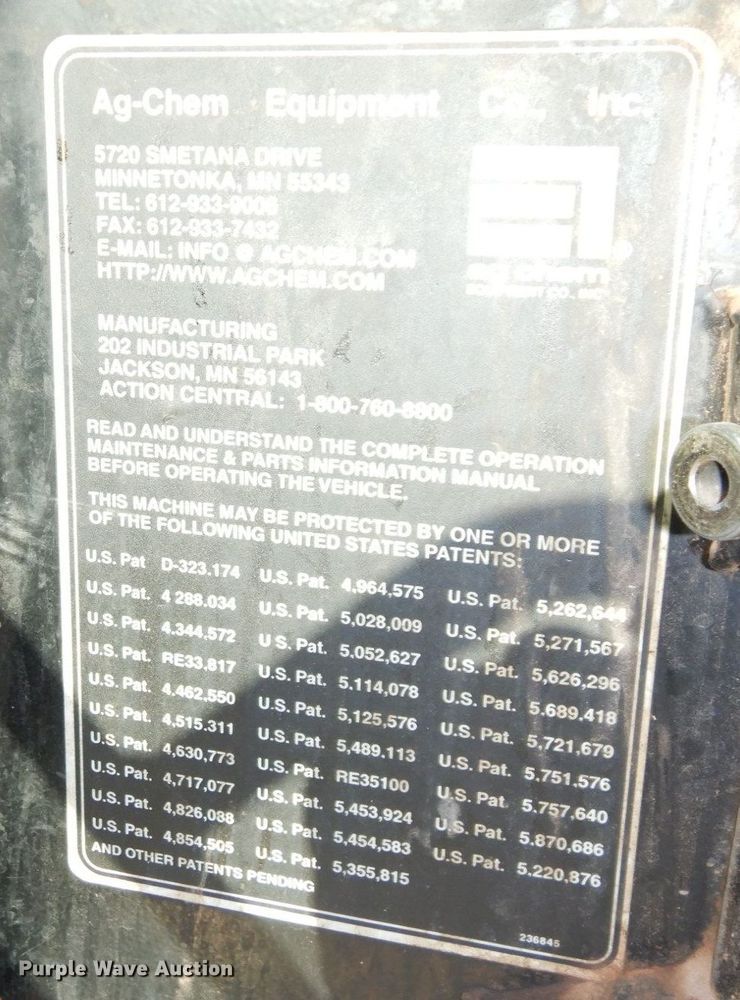 image for item JK9041 2000 AG Chem Terra-Gator 8104  spreader