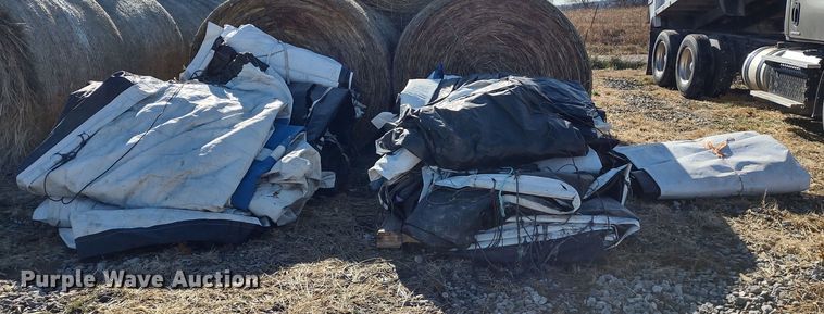 image for item JK9045 Approximately 10 Western Ag hay tarps