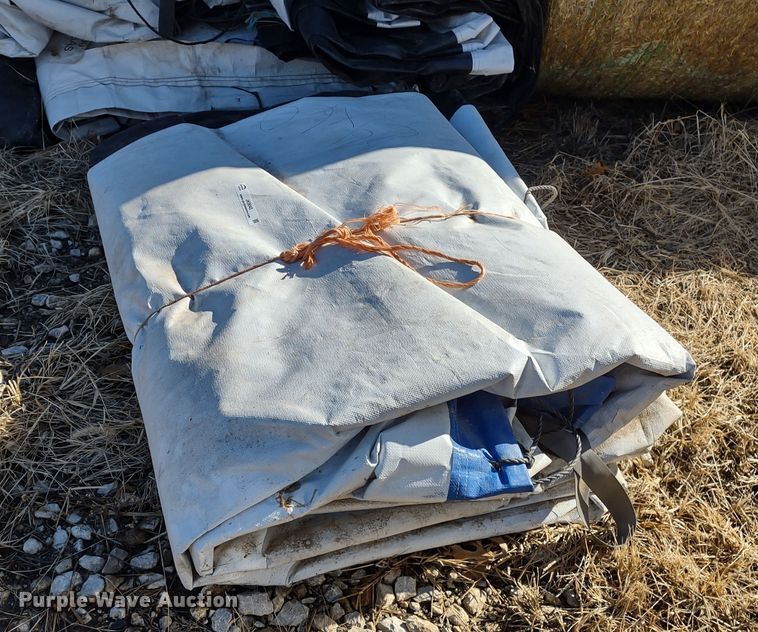 image for item JK9045 Approximately 10 Western Ag hay tarps