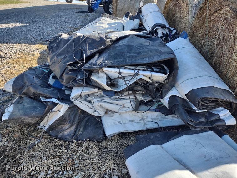image for item JK9045 Approximately 10 Western Ag hay tarps