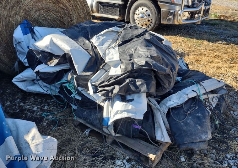 image for item JK9045 Approximately 10 Western Ag hay tarps