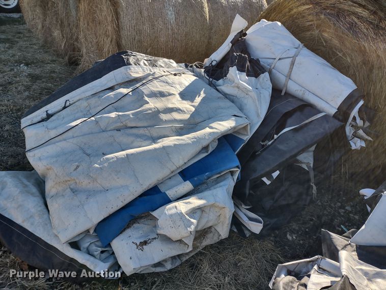 image for item JK9045 Approximately 10 Western Ag hay tarps
