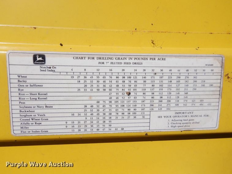 image for item JK9083 John Deere 8200  grain drill