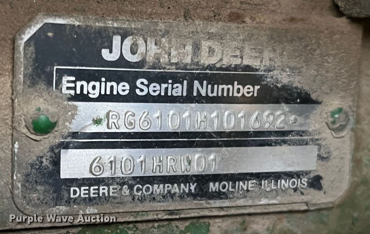 image for item JU9749 1990 John Deere 8760  4WD tractor