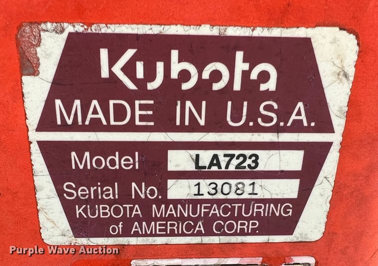 image for item JU9770 Kubota L3430  MFWD tractor