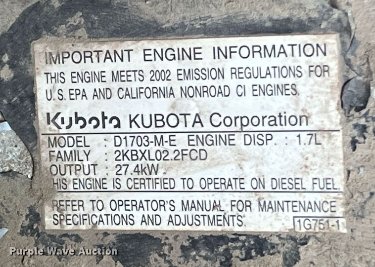 image for item JU9770 Kubota L3430  MFWD tractor
