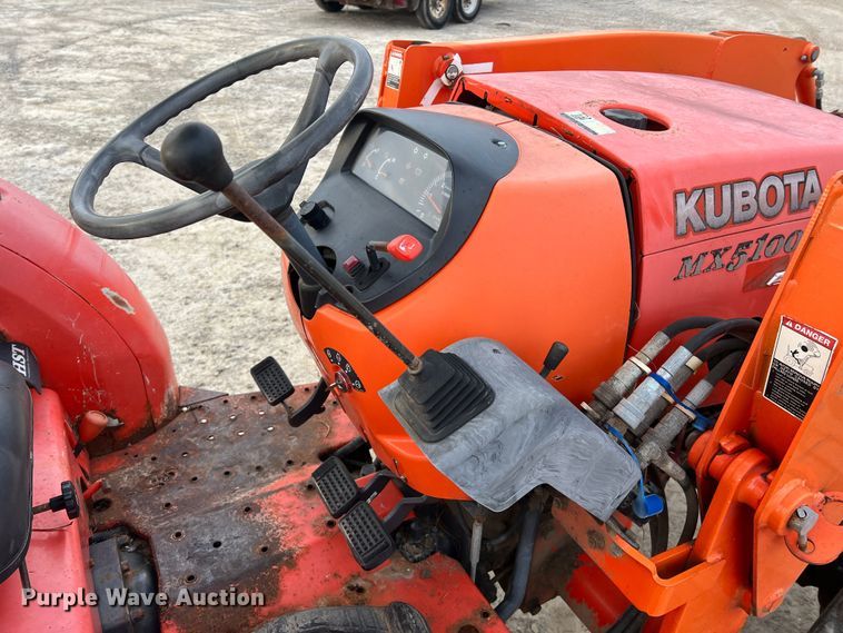 image for item JU9771 Kubota MX5100  MFWD tractor