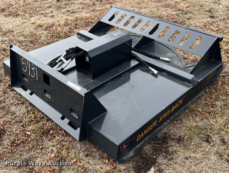 image for item JV9476 72"W skid steer brush mower
