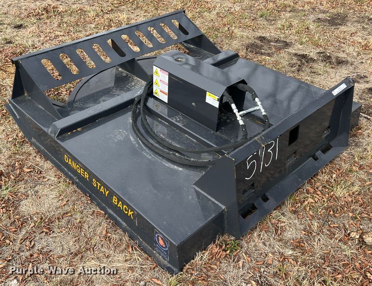 image for item JV9476 72"W skid steer brush mower