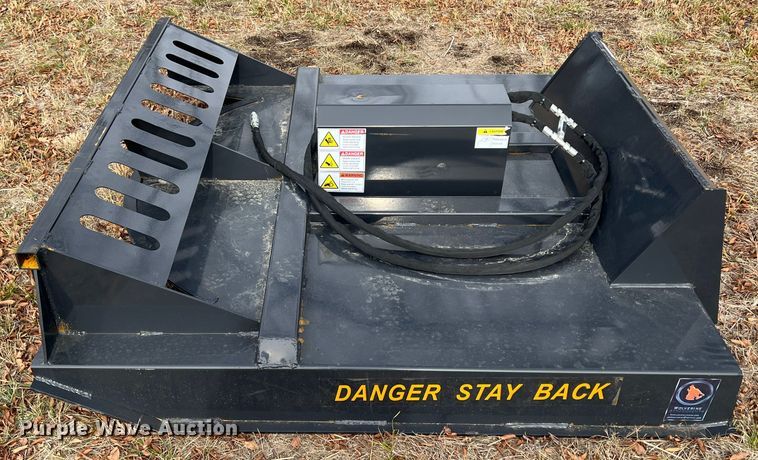 image for item JV9476 72"W skid steer brush mower