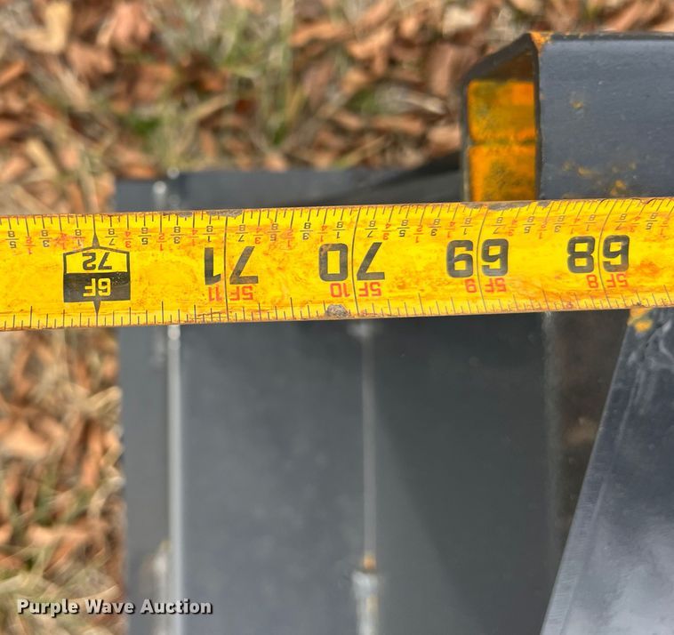 image for item JV9476 72"W skid steer brush mower