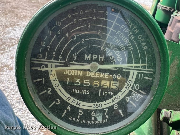 image for item JV9495 1954 John Deere 60  tractor