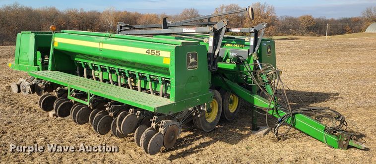 image for item JW9909 John Deere 455  grain drill