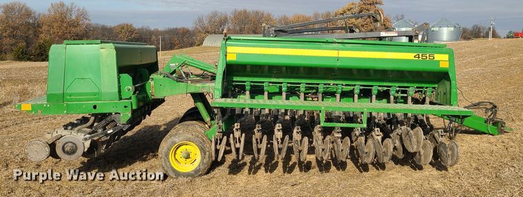 image for item JW9909 John Deere 455  grain drill