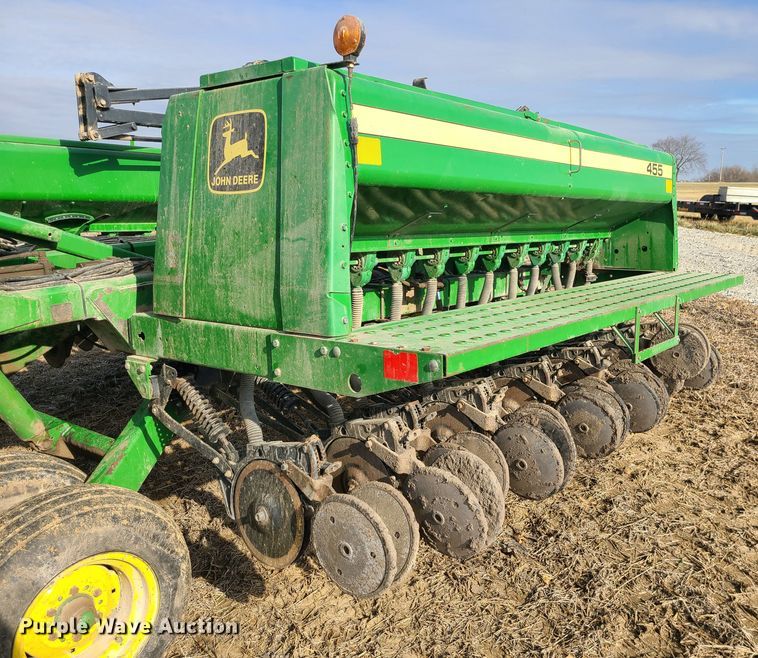image for item JW9909 John Deere 455  grain drill