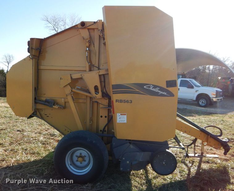 image for item JX9085 2008 AGCO Challenger RB563  round baler