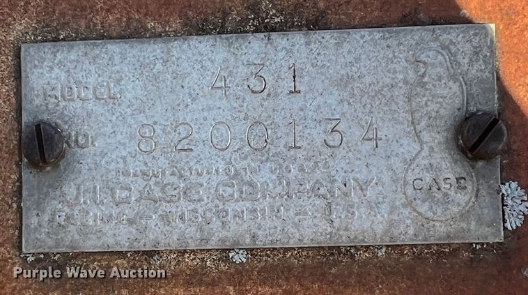 image for item KF9706 1962 Case 431  tractor