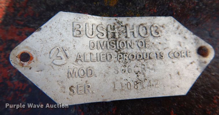 image for item KW9625 Bush Hog S060R-4  rotary mower