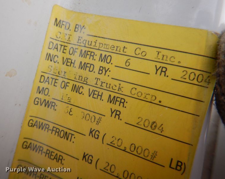 image for item KW9681 2005 Sterling LT9500  feed delivery truck