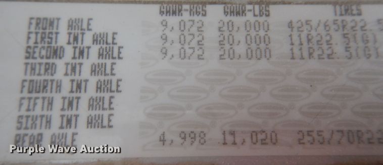 image for item KW9682 2008 Sterling LT9500  feed delivery truck