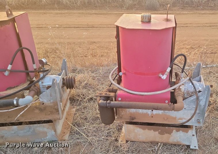 (2) Valley hydraulic power units in Shamrock, TX Item LG9376 sold