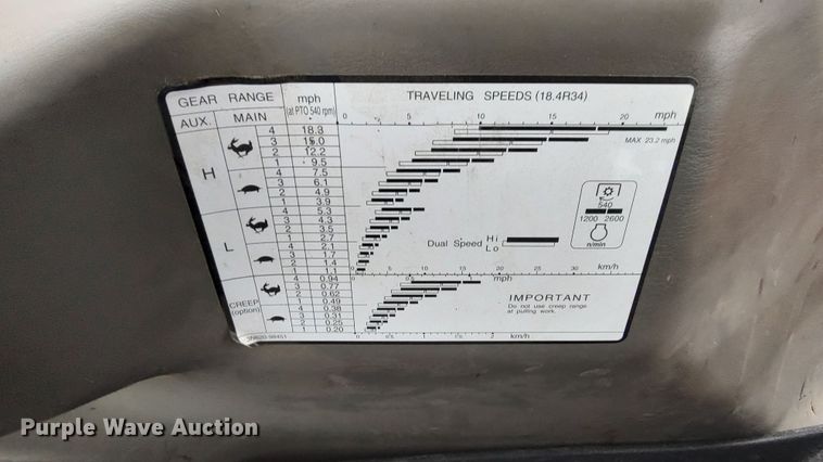 image for item LK9407 2014 Kubota M108S  MFWD tractor
