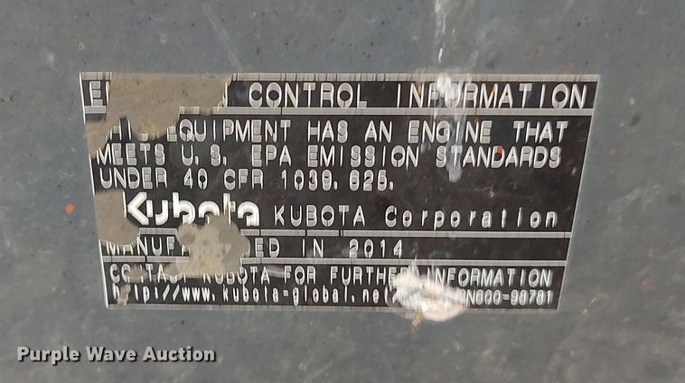 image for item LK9407 2014 Kubota M108S  MFWD tractor