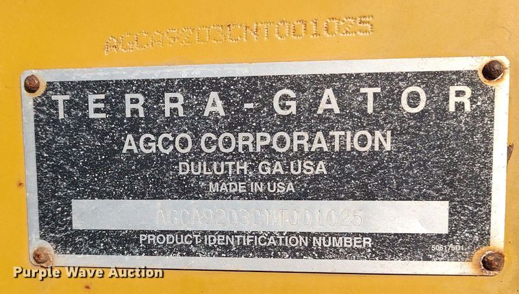 image for item LK9436 2010 Ag-Chem TerraGator 9203  sprayer