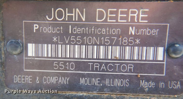 image for item LP9089 1998 John Deere 5510  tractor