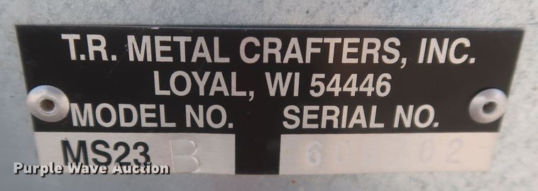 image for item LP9096 T.R. Metal Crafters MS23B  manure spreader